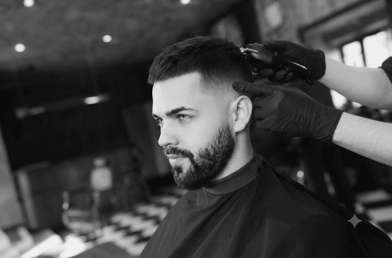 Precision haircut at Art of Grooming, Expo Village Dubai