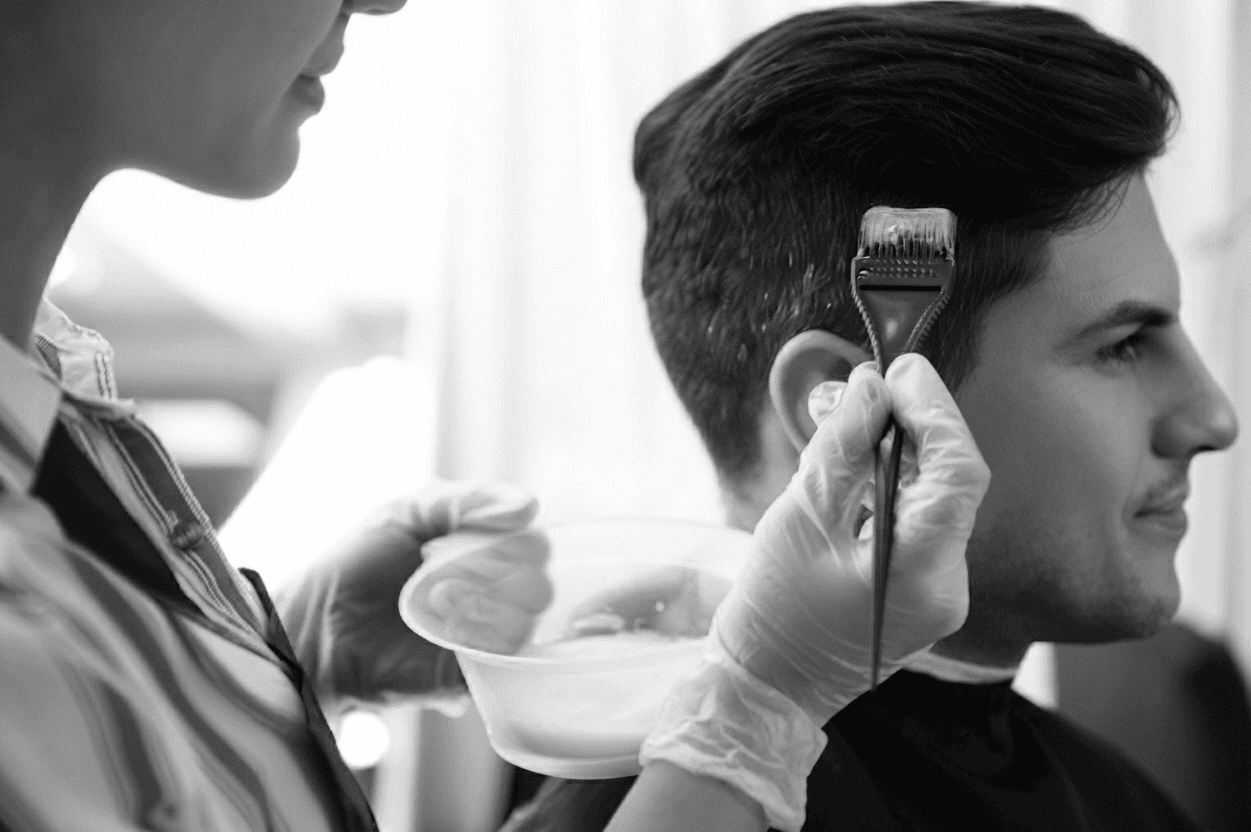 Hair colouring and technical services at Art of Grooming
