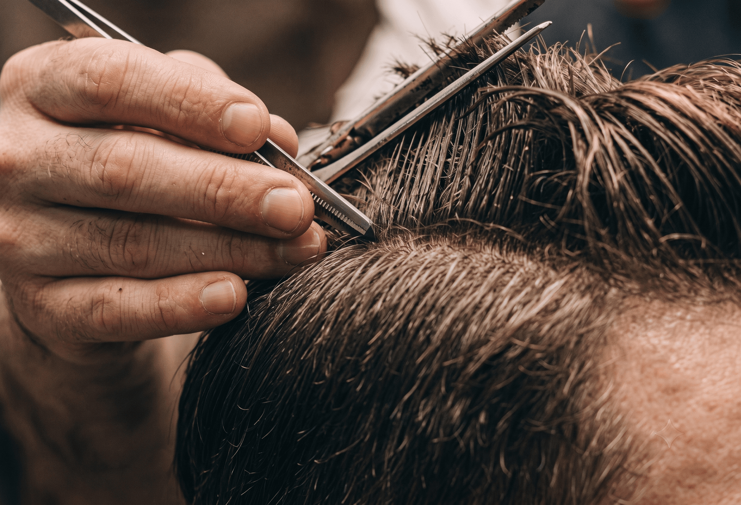 Precision haircut at Art of Grooming